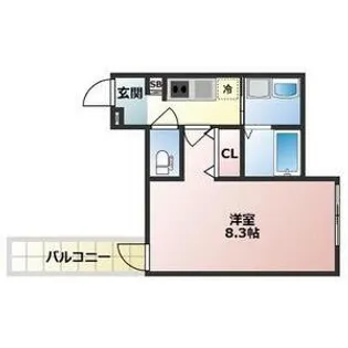 ALEGRIA津久野North【3階】の間取り