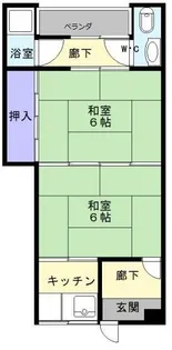 第2ナカノマンション 【3階】の間取り