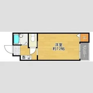 ミドゥスジ堺Ⅱ【3階】の間取り