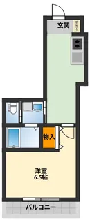 エルグランド津久野【1022号室】の間取り