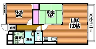 ルミネ羽衣【2階】の間取り