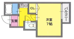 マスターズエル鳳東【1階】の間取り