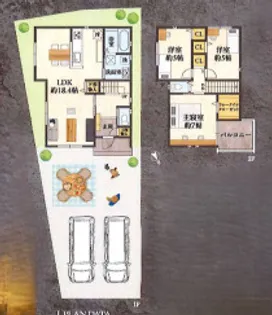 大阪府堺市西区浜寺諏訪森町東1丁【一戸建】の間取り