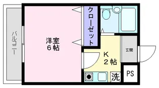 カプア鳳東【3階】の間取り