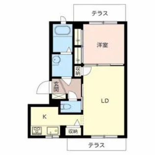 シャーメゾンアグレアーブル【1階】の間取り