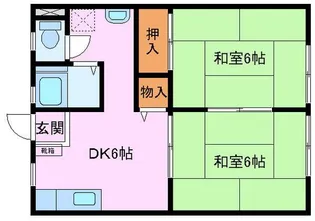 サンシティ深井B棟【2階】の間取り