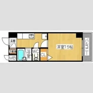 IBC中百舌鳥【4階】の間取り