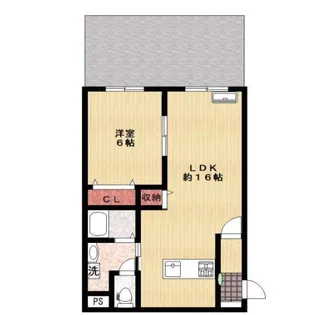 ロイヤルハイツジェミニ【1階】の間取り