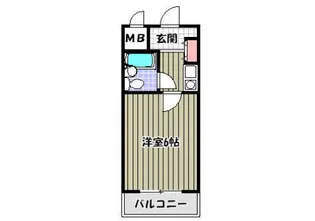 リバーズマンション【3階】の間取り