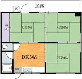 パシフィックメゾン伯方町【2階】の間取り