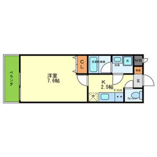 グランピア鳳【2階】の間取り