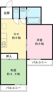 大阪府堺市中区深井清水町【マンション】の間取り