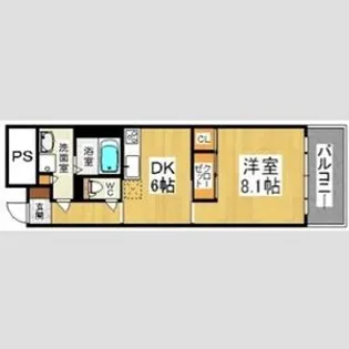 VAなかもず【9階】の間取り