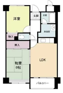 エルベ深井【3階】の間取り