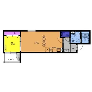 F+style浜寺石津町西1号館【2階】の間取り