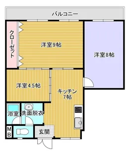 辰巳マンション【404号室】の間取り