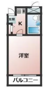 湯川マンション津久野【3階】の間取り