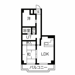 プレオール鳳【5階】の間取り