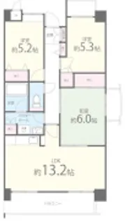 3LDKの間取り画像