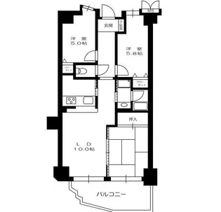 サザンコートレックス和泉【1階】の間取り