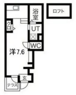 あんしん+草部08-6001【1階】の間取り