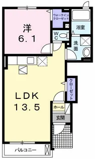 大阪府堺市中区平井【アパート】の間取り