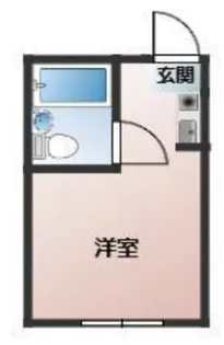 マナべハイツ【1階】の間取り