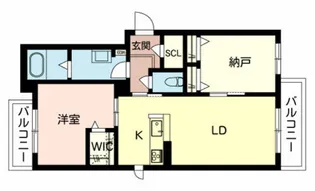 ハイツストラッセⅡ【2階】の間取り