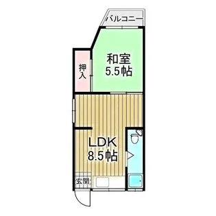 泉マンション【2階】の間取り
