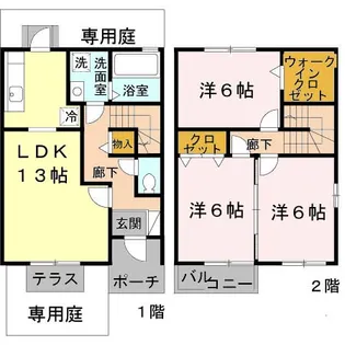 フローラルIVの間取り