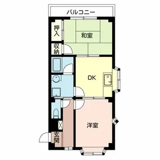 コーポラスモズ【3階】の間取り