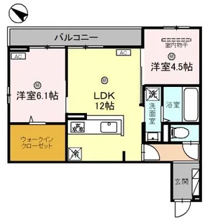 グランヴェールⅥ【3階】の間取り