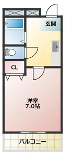 大阪府堺市西区津久野町1丁【マンション】の間取り
