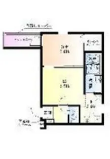 フジパレス鳳中町V番館【3階】の間取り
