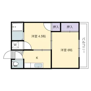 バローレ堺【2階】の間取り