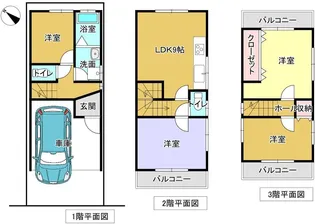 大阪府和泉市肥子町2丁目【一戸建】の間取り