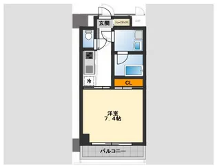 アルモニー中もず【8階】の間取り