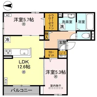 カームネス大泉Ⅱ【3階】の間取り