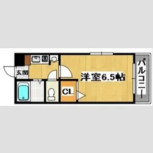 三国ヶ丘ピア【3階】の間取り