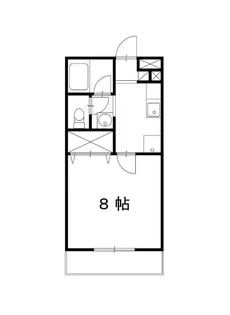 ボヌール鳳2【1階】の間取り