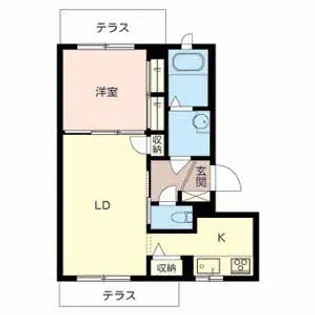 シャーメゾンアグレアーブル【1階】の間取り