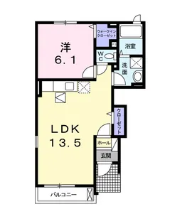 大阪府堺市中区平井【アパート】の間取り