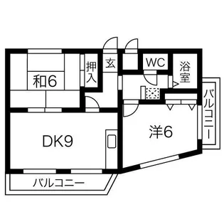 Belong中百舌鳥【4階】の間取り