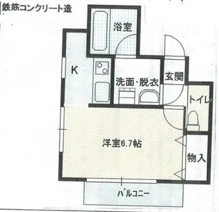 イルグランディ【4階】の間取り
