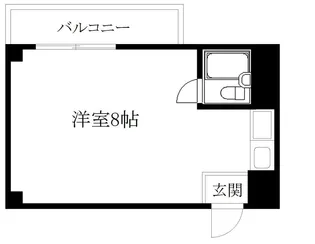 ネオグリーン鳳【2階】の間取り