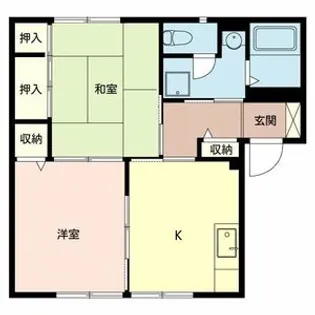 ラフォーレ深井I棟【1階】の間取り