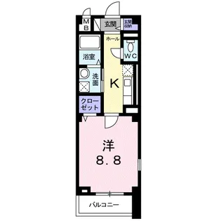カザ・カンフォーラ【2階】の間取り