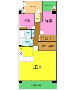 ガーデンウェルズ浜寺公園【5階】の間取り