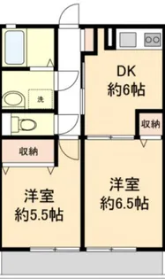 メイコーハイツ【2階】の間取り