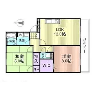 メゾンボナール【1階】の間取り